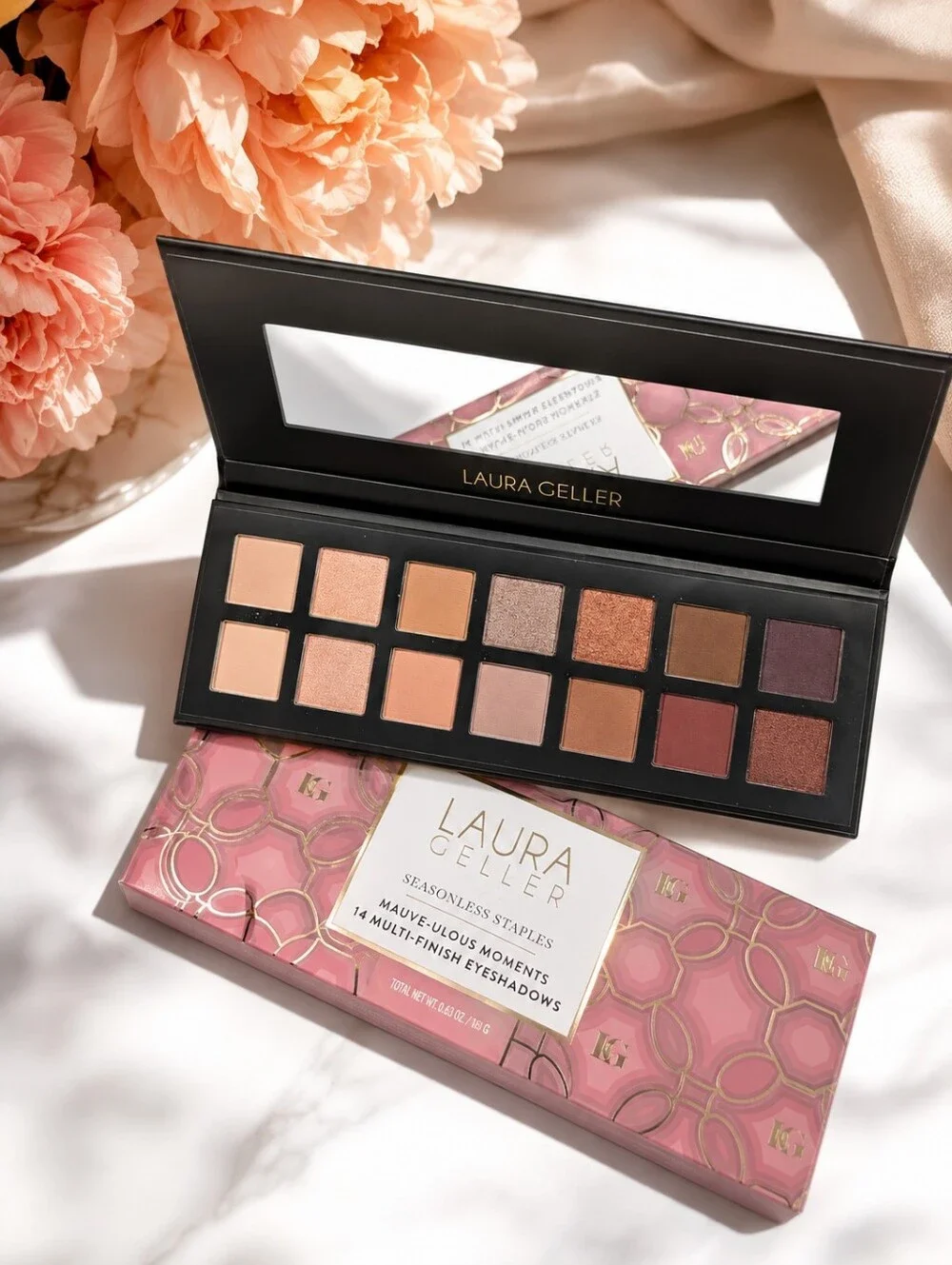 Laura Geller, Seasonless Staples, Mauve-ulous Moments 14 Eyeshadow Palette, New